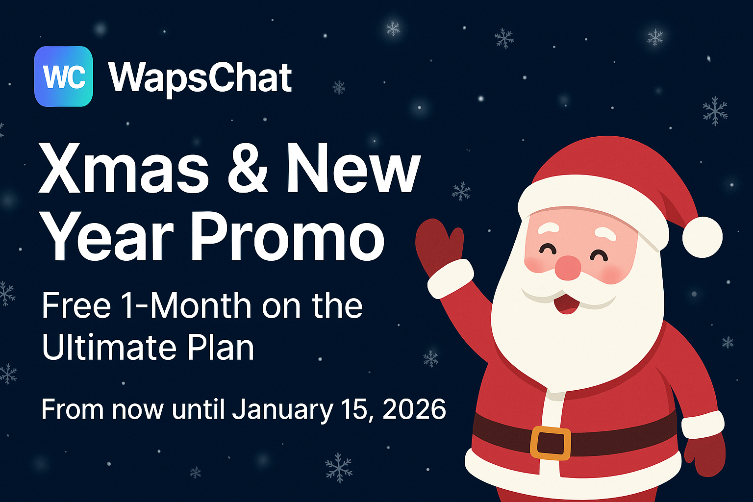 WapsChat Xmas & New Year Promo Banner